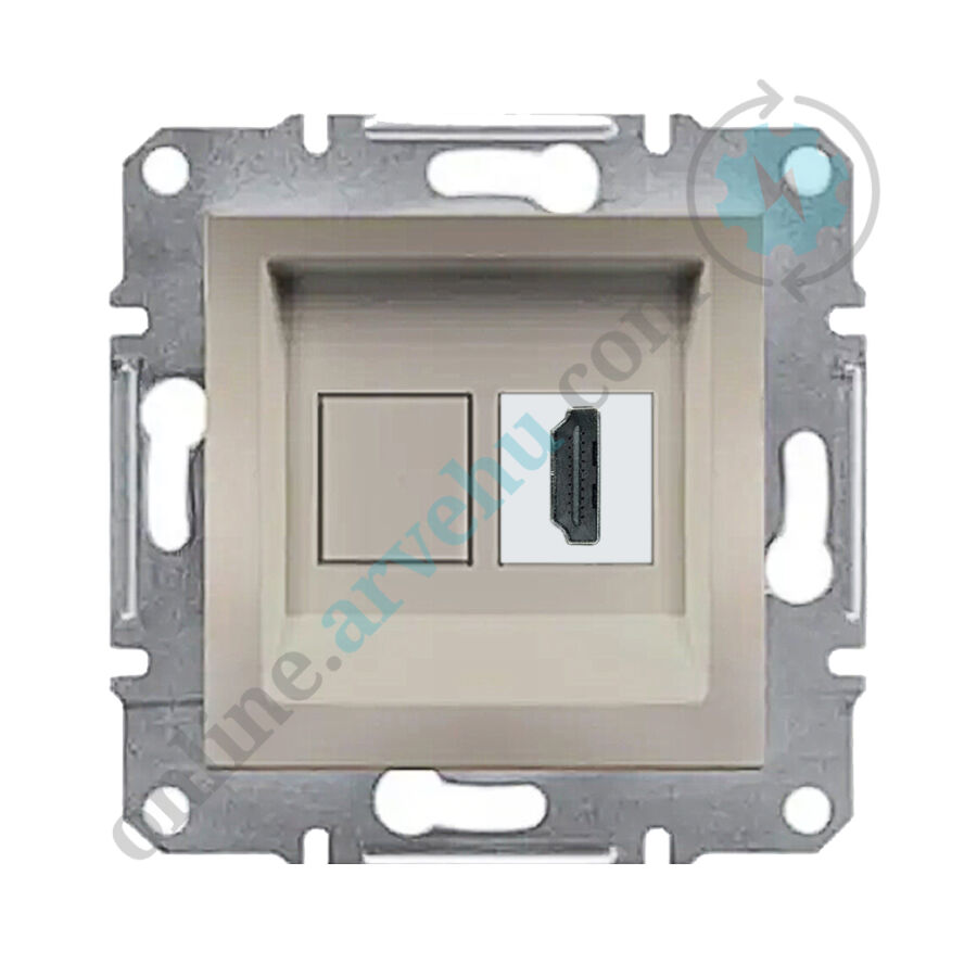 EPH8800169 Schneider Asfora Bronz HDMI - 1
