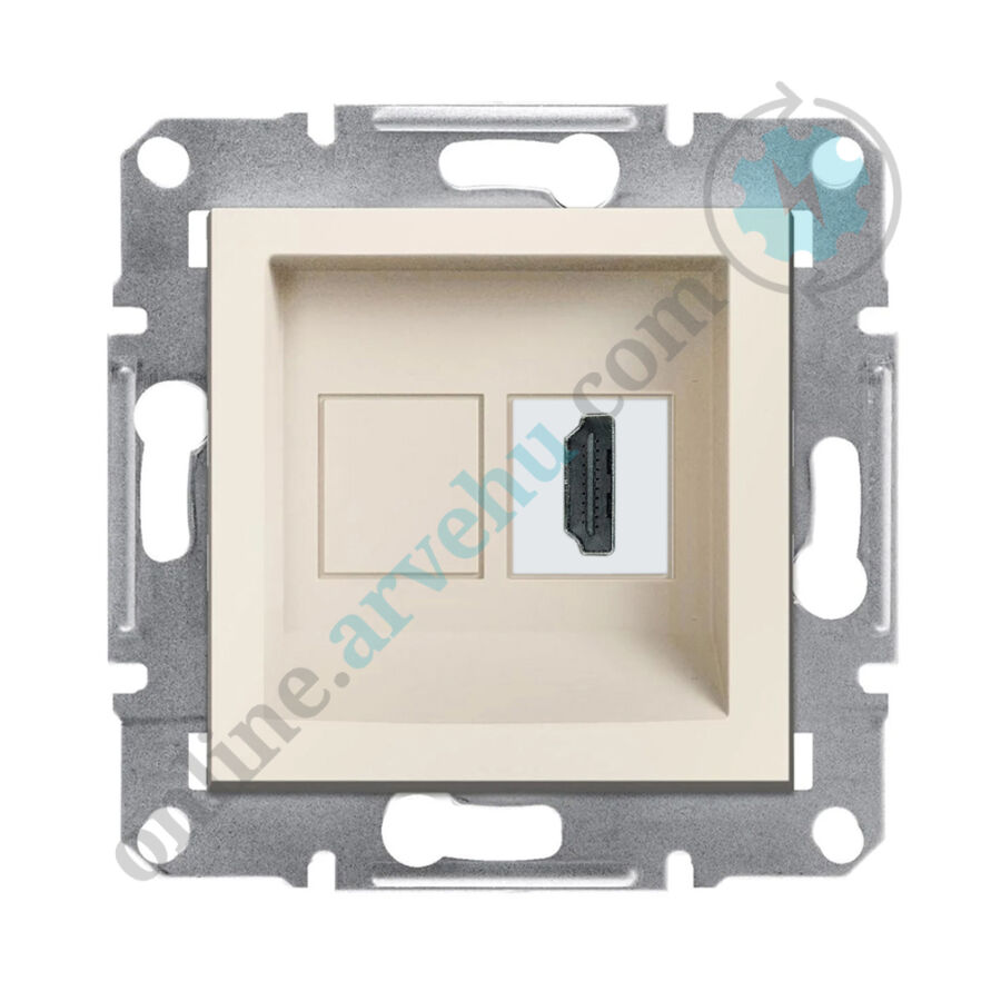 EPH8870123 Schneider Asfora Krem HDMI - 1