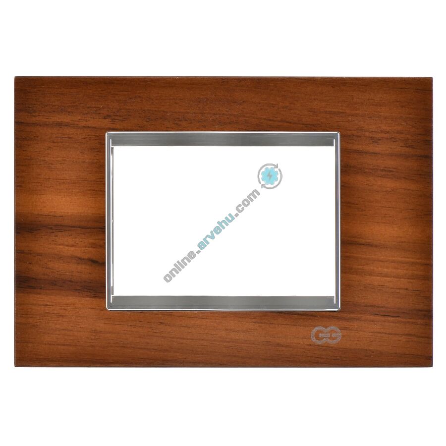 01468927-000143 Günsan Domino Amerikan Ceviz & Krom Çerçeve Çıtası - 3M - 5