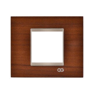 01468925-000141 Günsan Domino Amerikan Ceviz & Metalik Bej Çerçeve Çıtası - 2M - 2