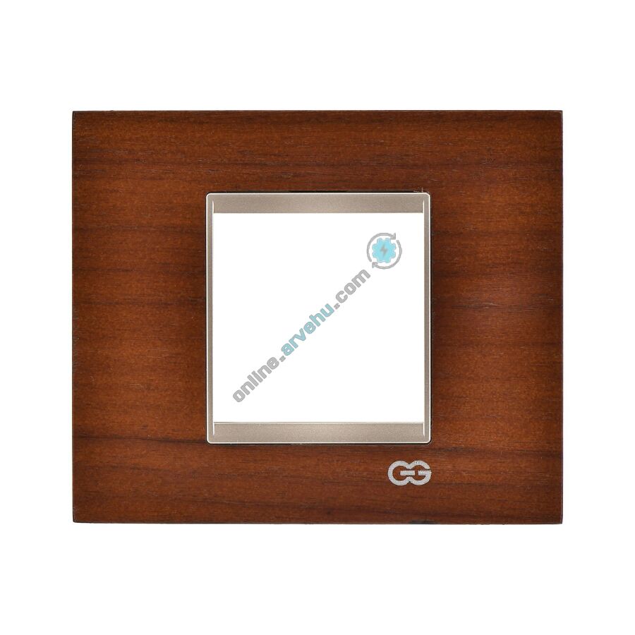 01468925-000141 Günsan Domino Amerikan Ceviz & Metalik Bej Çerçeve Çıtası - 2M - 2