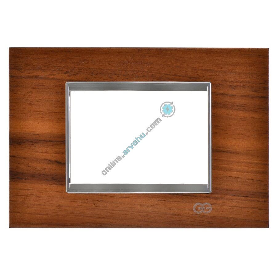 01468925-000177 Günsan Domino Amerikan Ceviz & Metalik Bej Çerçeve Çıtası - 7M - 3