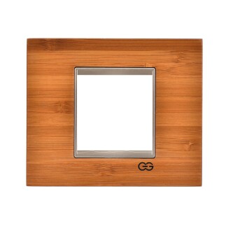 01467625-000141 Günsan Domino Bambu Ahşap Çerçeve / Çıtası Metalik Bej -2M - Günsan Elektrik