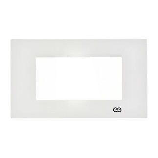 01431100-000145 Günsan Domino Beyaz Flat Dörtlü Çerçeve - 4M - 7