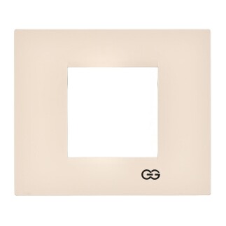 01431100-000145 Günsan Domino Beyaz Flat Dörtlü Çerçeve - 4M - 5