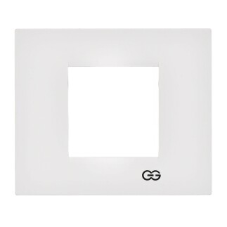 01431100-000141 Günsan Domino Beyaz Flat İkili Çerçeve - 2M - 4