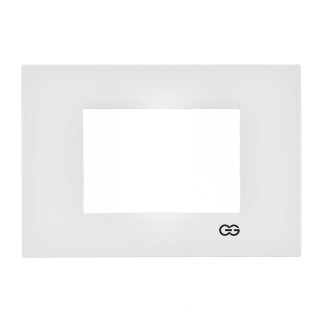 01431100-000143 Günsan Domino Beyaz Flat Üçlü Çerçeve - 3M - 5
