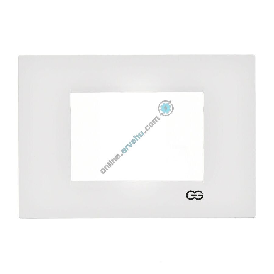 01431100-000143 Günsan Domino Beyaz Flat Üçlü Çerçeve - 3M - 4
