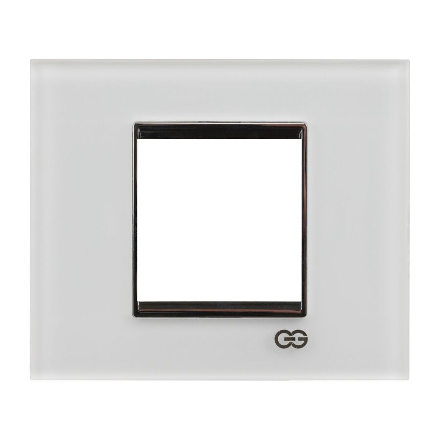 01461127-001141 Günsan Domino Beyaz & Krom Çerçeve Çıtası - 2M - 1