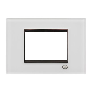 01461127-001143 Günsan Domino Beyaz & Krom Çerçeve Çıtası - 3M - 1