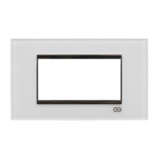 01461127-001145 Günsan Domino Beyaz & Krom Çerçeve Çıtası - 4M - 2