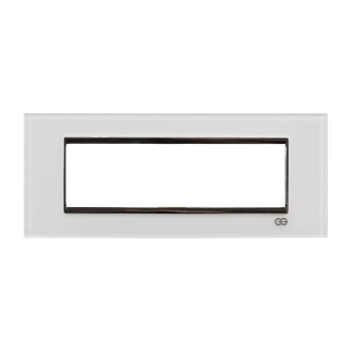 01461127-001177 Günsan Domino Beyaz & Krom Çerçeve Çıtası - 7M - 6