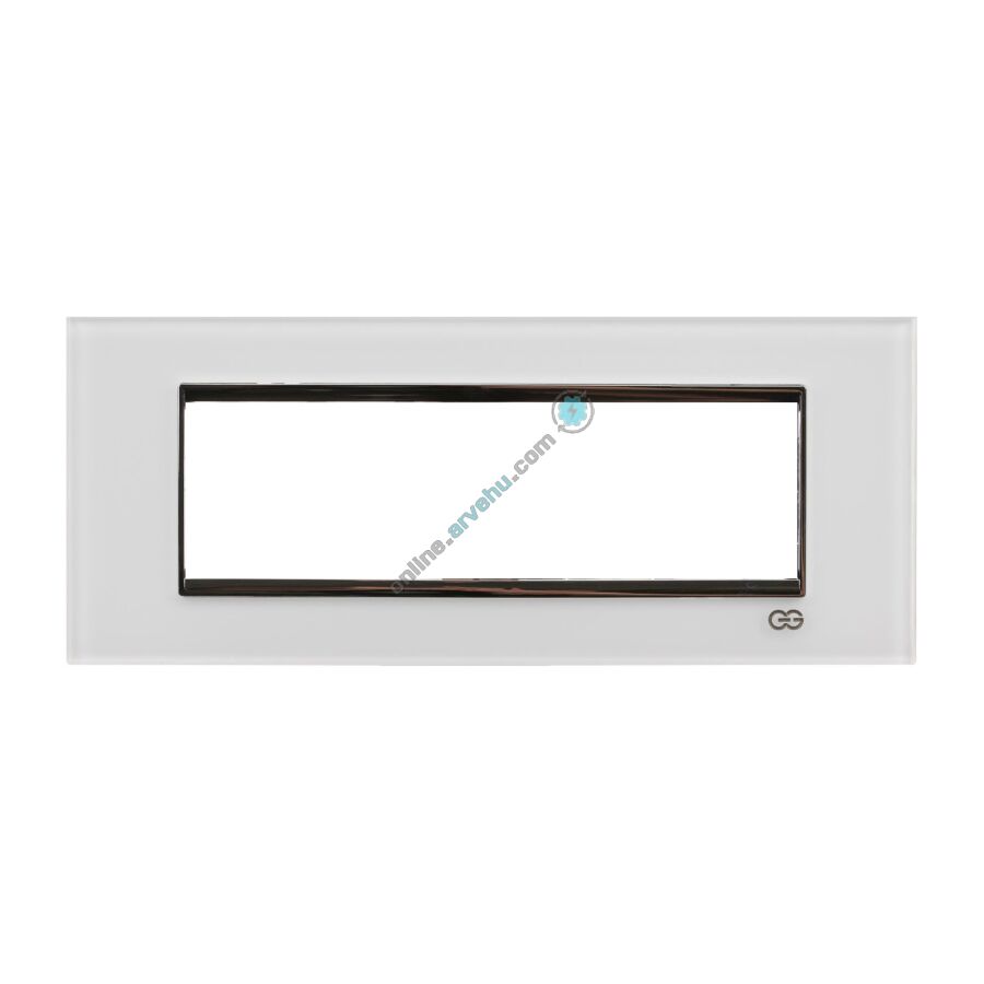 01461127-001177 Günsan Domino Beyaz & Krom Çerçeve Çıtası - 7M - 6