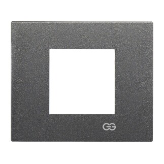 01431700-000141 Günsan Domino Füme Flat İkili Çerçeve - 2M - 2