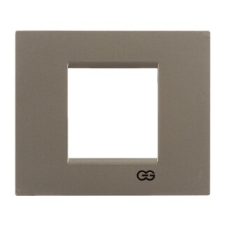 01432500-000141 Günsan Domino Metalik Bej Flat İkili Çerçeve - 2M - 7