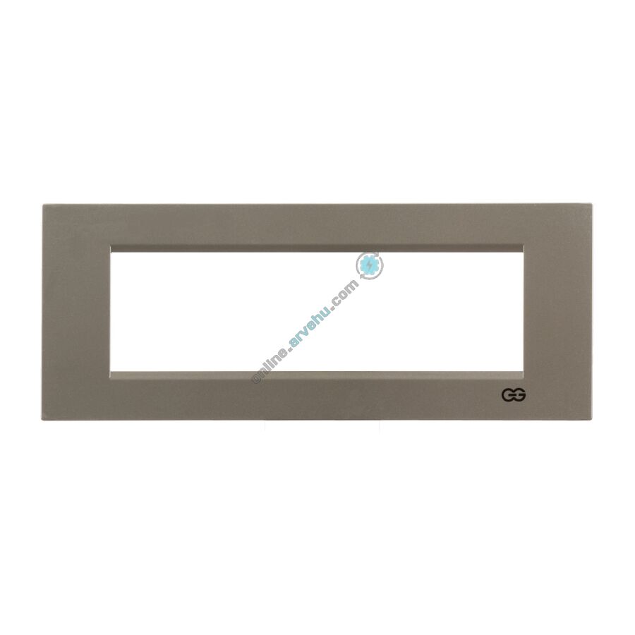01432500-000143 Günsan Domino Metalik Bej Flat Üçlü Çerçeve - 3M - 6