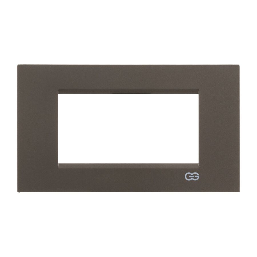 01433500-000145 Günsan Domino Mocha Flat Dörtlü Çerçeve - 4M - 1