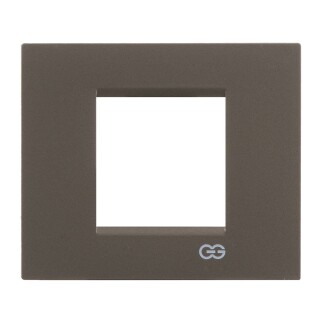 01433500-000141 Günsan Domino Mocha Flat İkili Çerçeve - 2M - 4