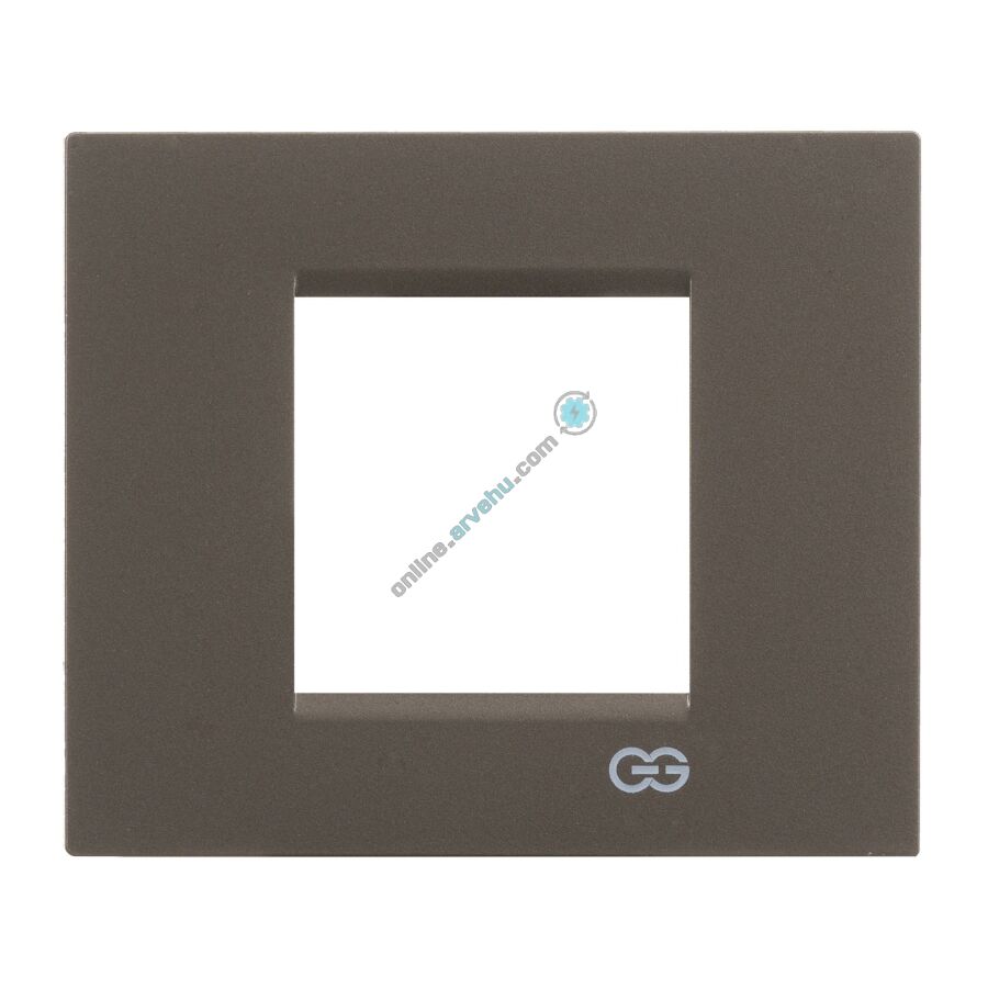 01433500-000141 Günsan Domino Mocha Flat İkili Çerçeve - 2M - 4
