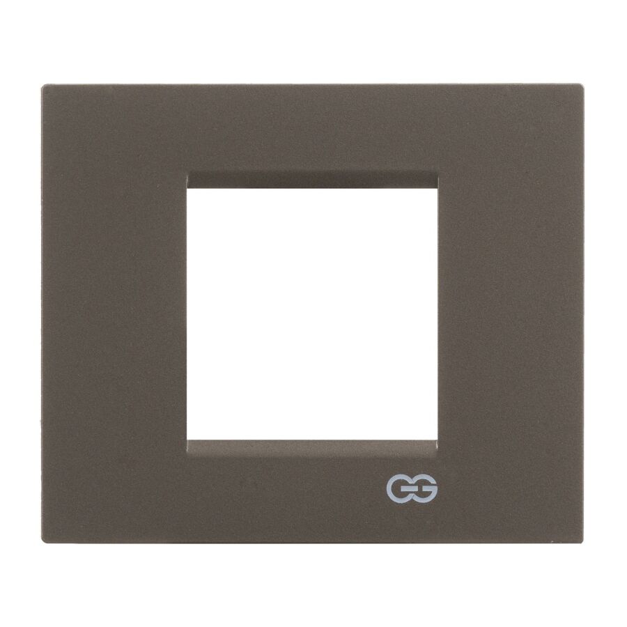01433500-000141 Günsan Domino Mocha Flat İkili Çerçeve - 2M - 1