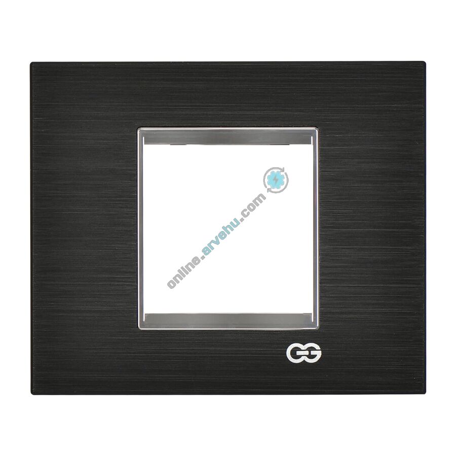 01461427-000141 Günsan Domino Siyah & Krom Çerçeve / Çıtası Krom- 2M - 5