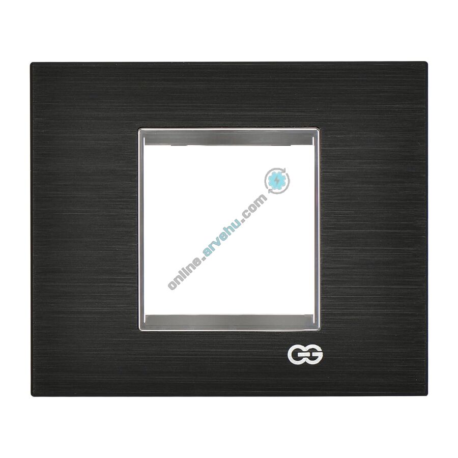 01461427-000141 Günsan Domino Siyah & Krom Çerçeve / Çıtası Krom- 2M - 1