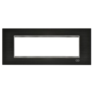 01461427-000143 Günsan Domino Siyah & Krom Çerçeve / Çıtası Krom- 3M - 4