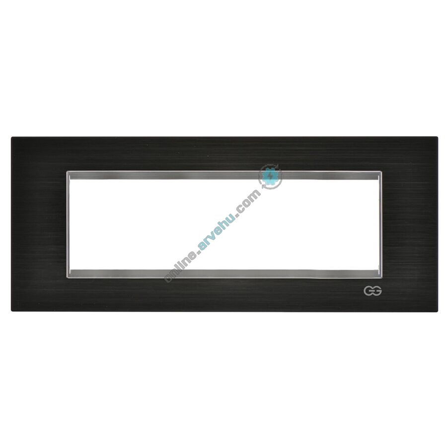 01461427-000143 Günsan Domino Siyah & Krom Çerçeve / Çıtası Krom- 3M - 4
