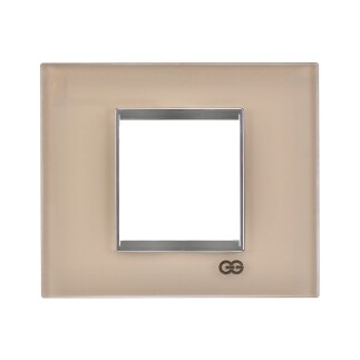 01463427-001145 Günsan Domino Siyah & Krom Çerçeve / Çıtası Krom- 4M - 4