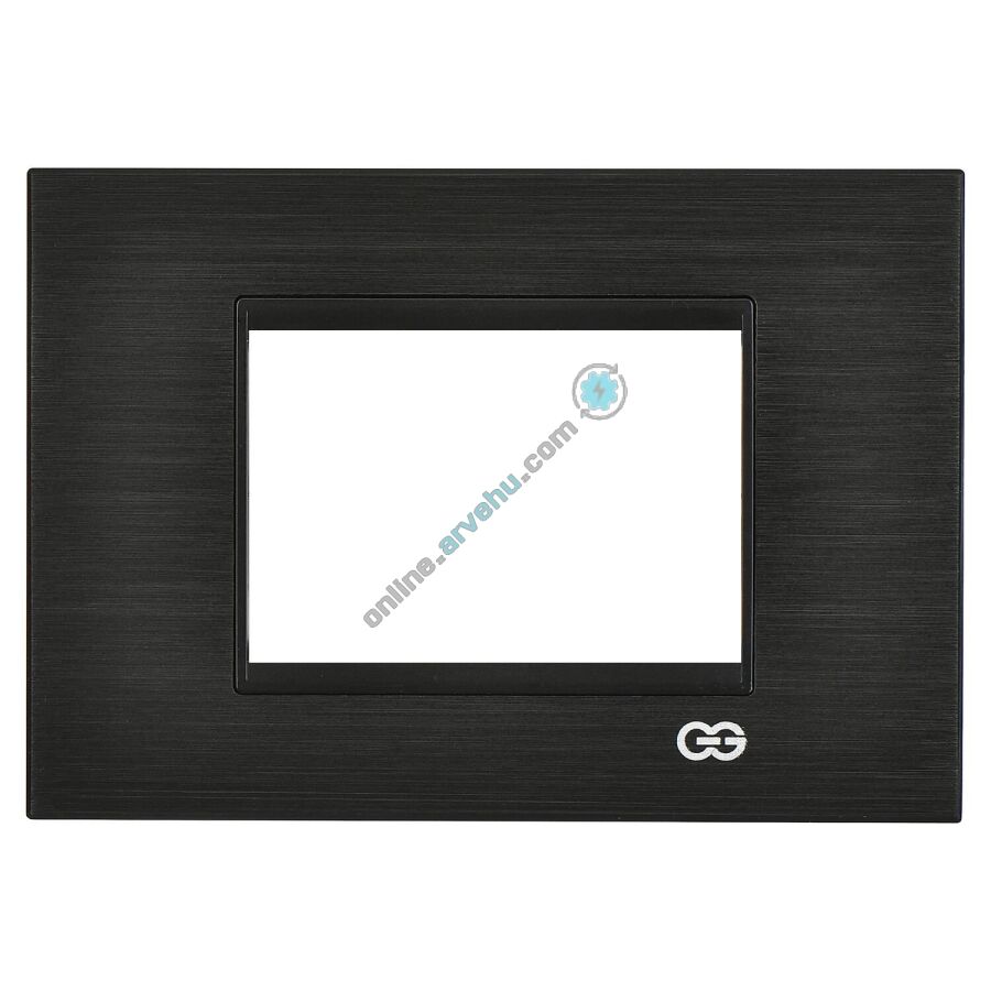 01461427-000177 Günsan Domino Siyah & Krom Çerçeve / Çıtası Krom- 7M - 4