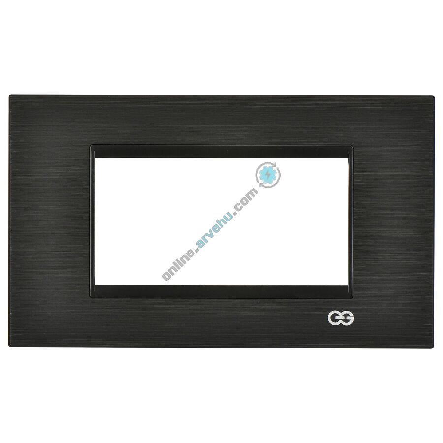 01461434-000141 Günsan Domino Siyah & Siyah Çerçeve / Çıtası Krom- 2M - 4
