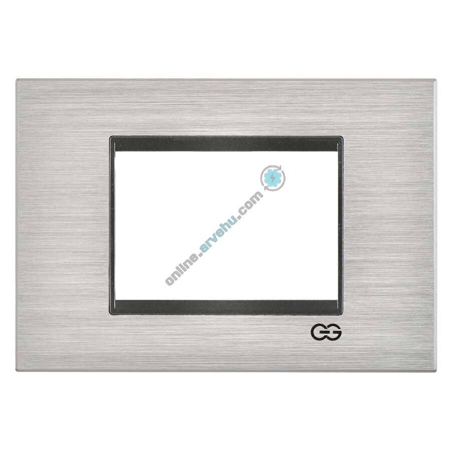 01461434-000177 Günsan Domino Siyah & Siyah Çerçeve / Çıtası Krom- 7M - 3