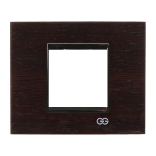 01468827-000141 Günsan Domino Venge & Krom Çerçeve / Çıtası Krom- 2M - Günsan Elektrik