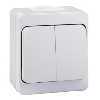 NML0300133 Schneider Nemliyer Sıva Üstü Komütatör Gri - 1
