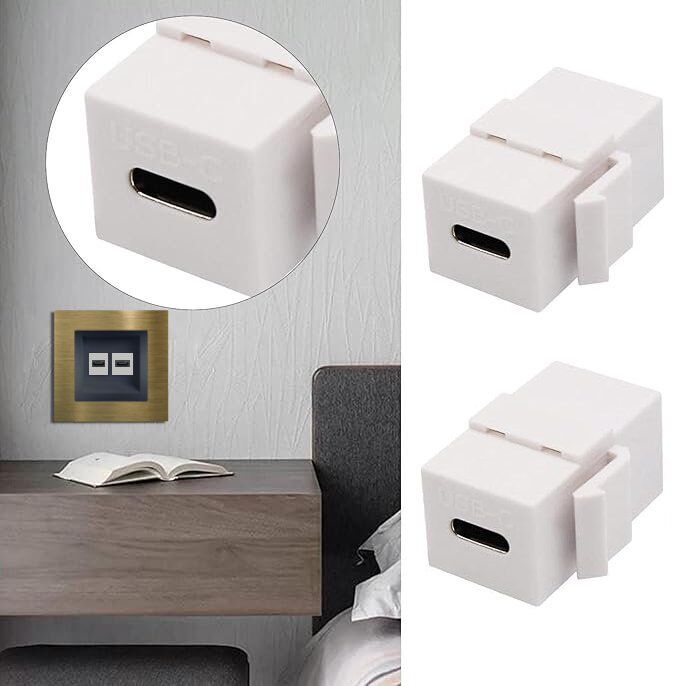 Arvehu Elektrik Type C Keystone Soketi - Beyaz - ARV8500101 - 4