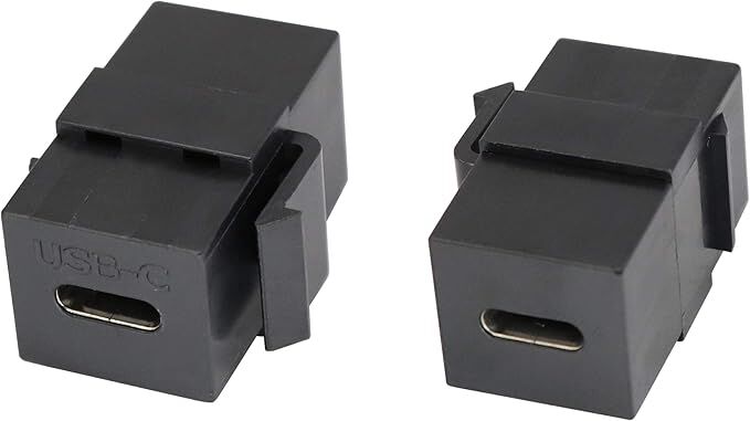 Arvehu Elektrik Type C Keystone Soketi - Siyah - ARV8500102 - 1